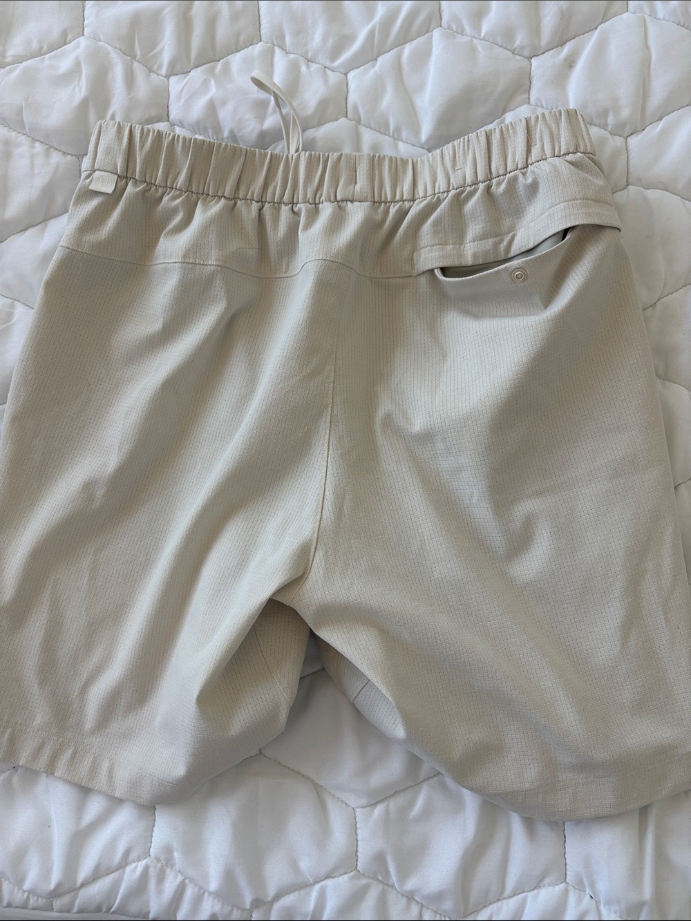 lululemon athletica Cream Men's Athletic Shorts